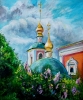 13 лет. Сирень у храма. Федорова Кристина. ДЮЦ, рук. Литвиненко С. С.