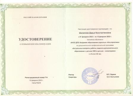 Удостоверение Шелепова Д.К 001