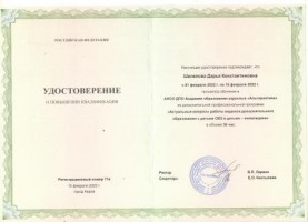 Удостоверение Шелепова Д.К 001